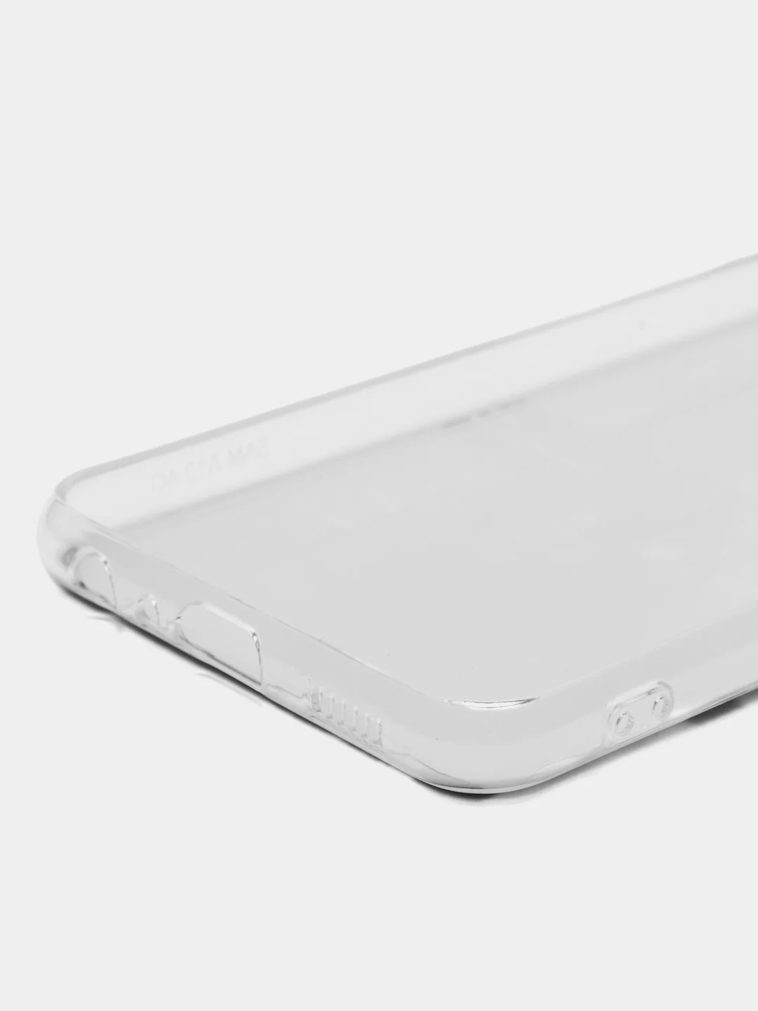 Серый силиконовый чехол на Samsung Galaxy A13 4G / Самсунг А13 4G прозрачный, с рисунком