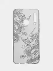 Пудровый чехол на Honor 10i/20 Lite 2019/20e/Huawei P Smart Plus 2019 / Хонор 10i прозрачный