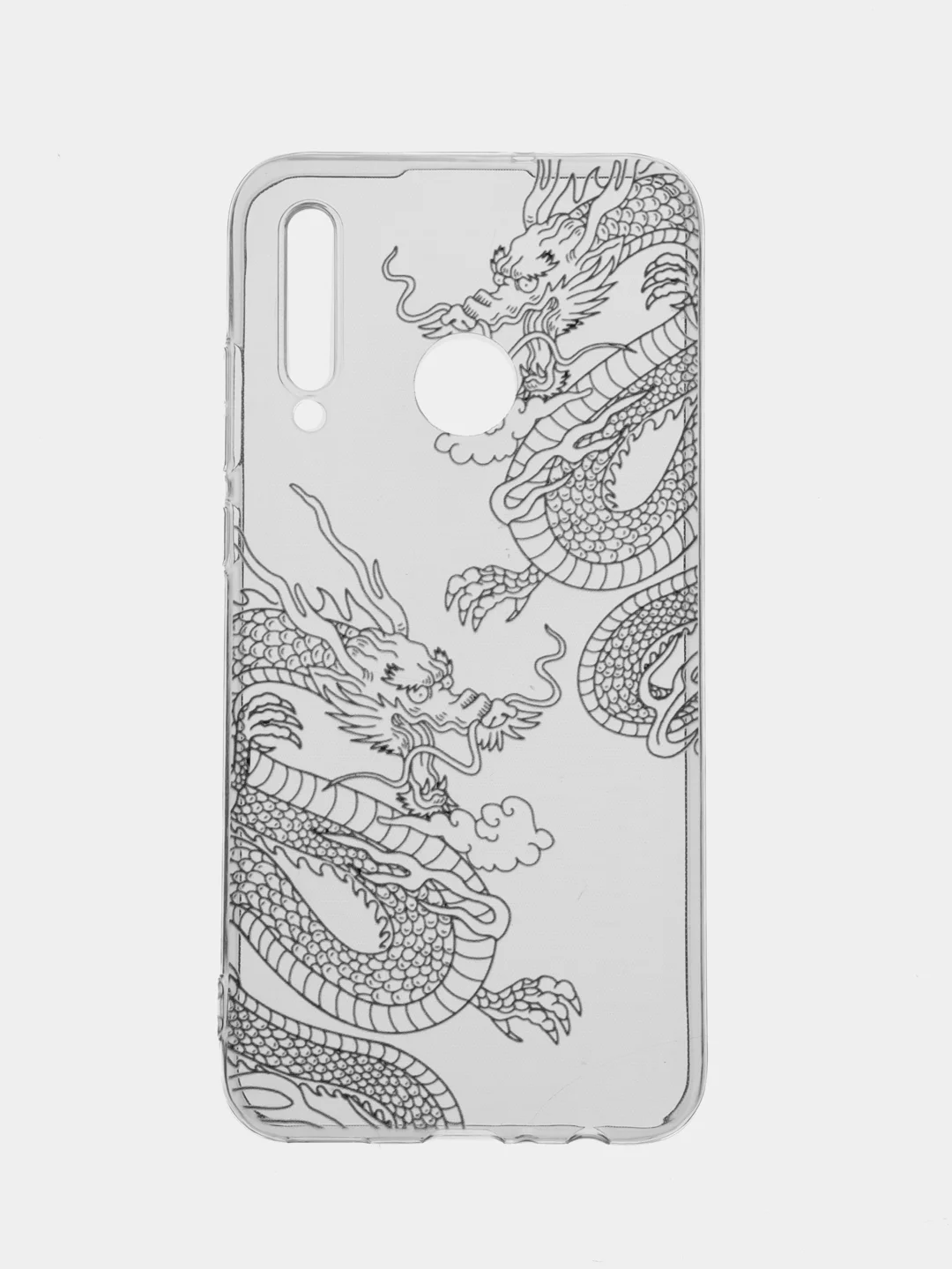 Пудровый чехол на Honor 10i/20 Lite 2019/20e/Huawei P Smart Plus 2019 / Хонор 10i прозрачный