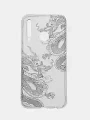 Пудровый чехол на Honor 10i/20 Lite 2019/20e/Huawei P Smart Plus 2019 / Хонор 10i прозрачный
