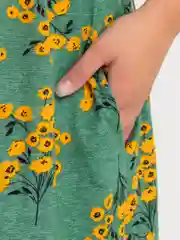 Бирюзовый платье женское, хлопок
