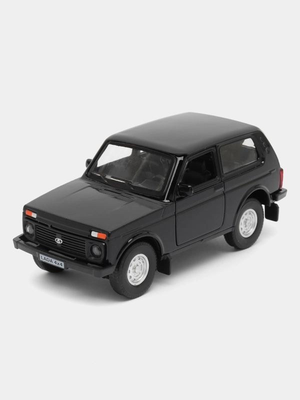 Машина LADA НИВА 4x4 12 см, Технопарк, открываются двери и багажник, металлическая модель