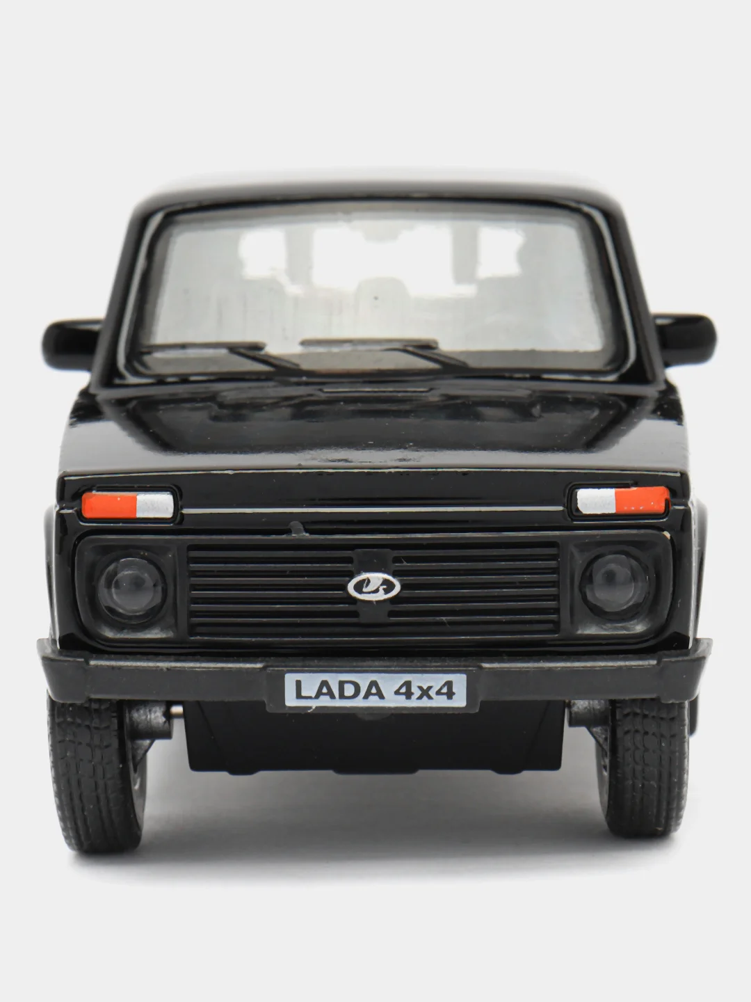 Черный машина LADA НИВА 4x4 12 см, Технопарк, открываются двери и багажник, металлическая модель