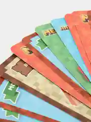 Зелёный хаки детская настольная игра 3 в 1 "Майнкрафт : Мафия, Кто  я?, Дубль", 80 карточек, на реакцию