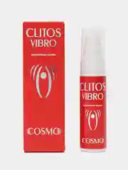 Алый жидкий вибратор Clitos cream cosmo vibro, возбуждающий крем для женщин