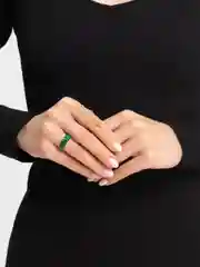 Бирюзовый кольцо с камнями, набор колец