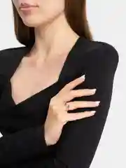 Серебряный кольцо женское Цветы открытое/ регулируемое кольцо