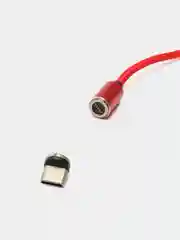 Красный кабель для зарядки и передачи данных магнитный 2 метра Olaf Quick Charge 3.0 А