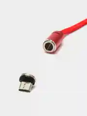 Красный кабель для зарядки и передачи данных магнитный 2 метра Olaf Quick Charge 3.0 А