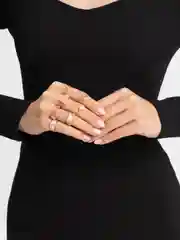 Набор фаланговых колец "Hands", 7 штук