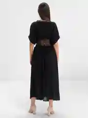 Угольный пляжное платье накидка - халатик с поясом