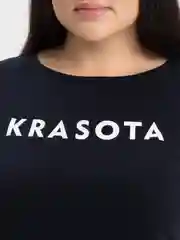 Платье рельефное "Красота" КП1327П3 темно-синий, белый принт, KLERY