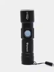 ЕРМАК фонарь, XPE, 3 Вт, 150 м, 1200мАч, 2,5 х 2,5 х 9,5 см, 3 режима, алюминиевый сплав, 1 цвет