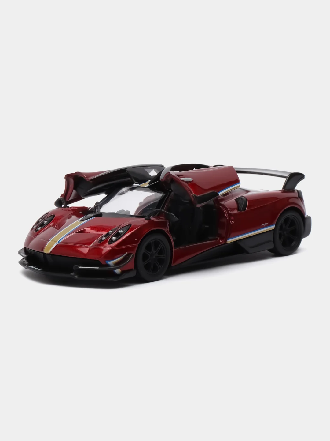 Багровый металлическая машинка Kinsmart 1:38 2016 Pagani Huayra BC с принтом KT5400DF