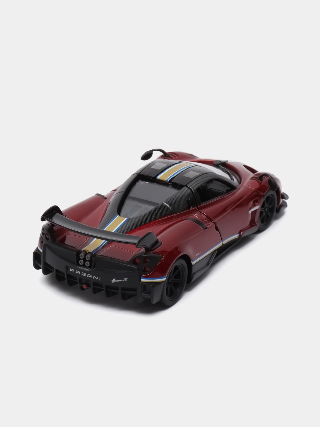 Багровый металлическая машинка Kinsmart 1:38 2016 Pagani Huayra BC с принтом KT5400DF