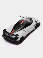 Белый металлическая машинка Kinsmart 1:38 2016 Pagani Huayra BC с принтом KT5400DF