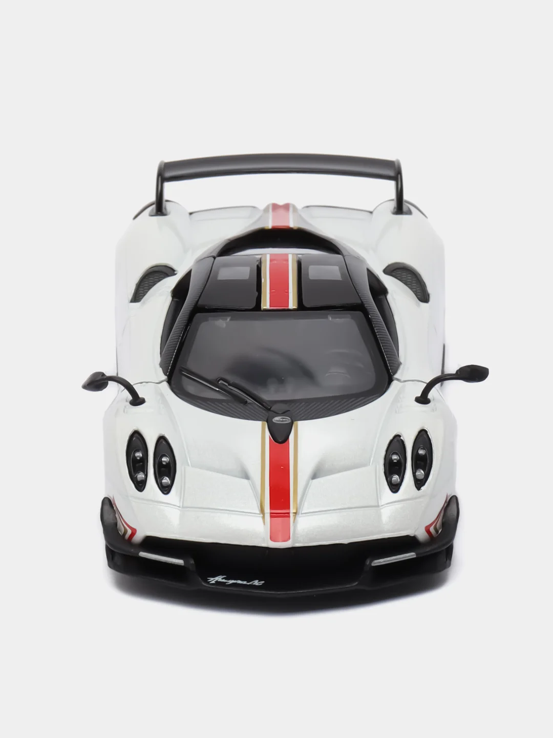 Белый металлическая машинка Kinsmart 1:38 2016 Pagani Huayra BC с принтом KT5400DF