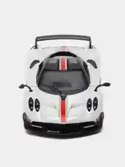 Белый металлическая машинка Kinsmart 1:38 2016 Pagani Huayra BC с принтом KT5400DF