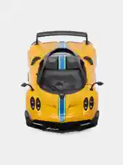 Желтый металлическая машинка Kinsmart 1:38 2016 Pagani Huayra BC с принтом KT5400DF