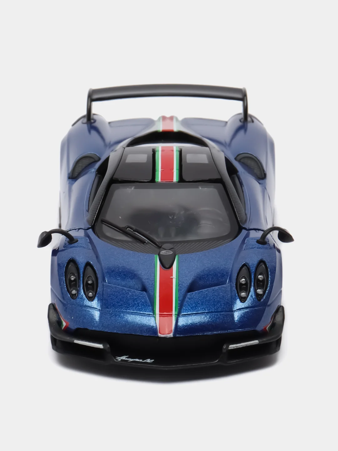 Синий металлическая машинка Kinsmart 1:38 2016 Pagani Huayra BC с принтом KT5400DF