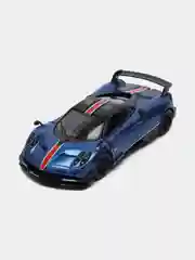 Синий металлическая машинка Kinsmart 1:38 2016 Pagani Huayra BC с принтом KT5400DF