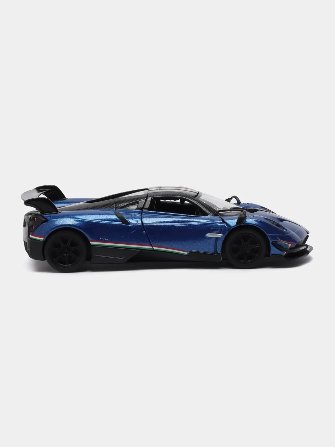 Синий металлическая машинка Kinsmart 1:38 2016 Pagani Huayra BC с принтом KT5400DF