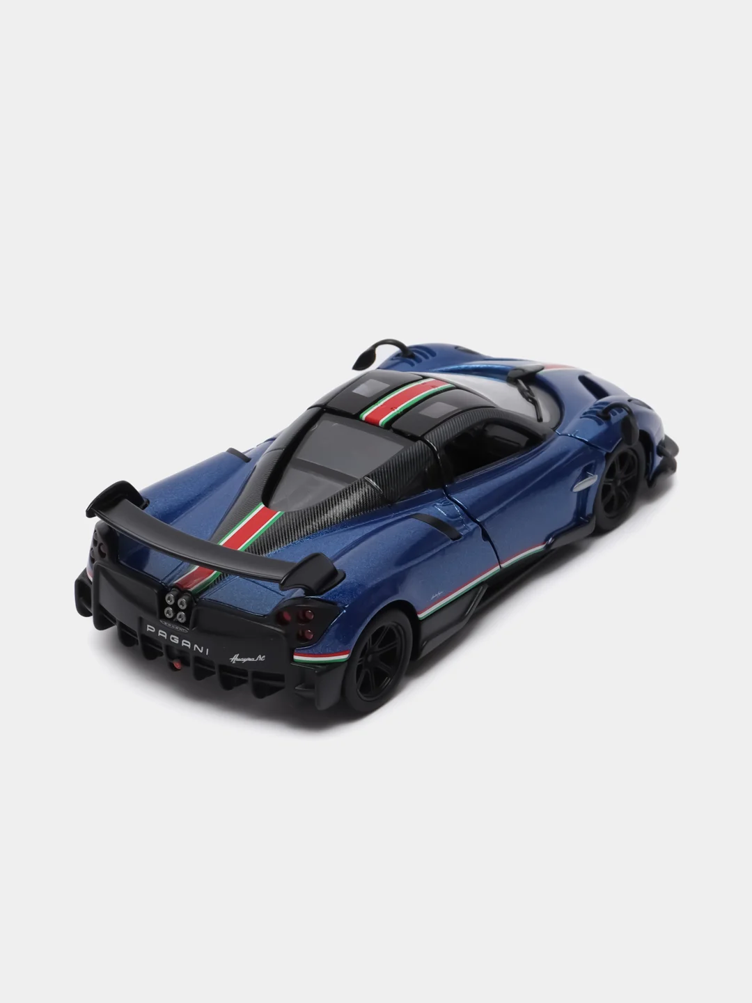 Синий металлическая машинка Kinsmart 1:38 2016 Pagani Huayra BC с принтом KT5400DF