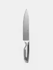 Серый нож кухонный, разделочный, поварской 20 см