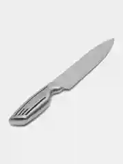 Серый нож кухонный, разделочный, поварской 20 см