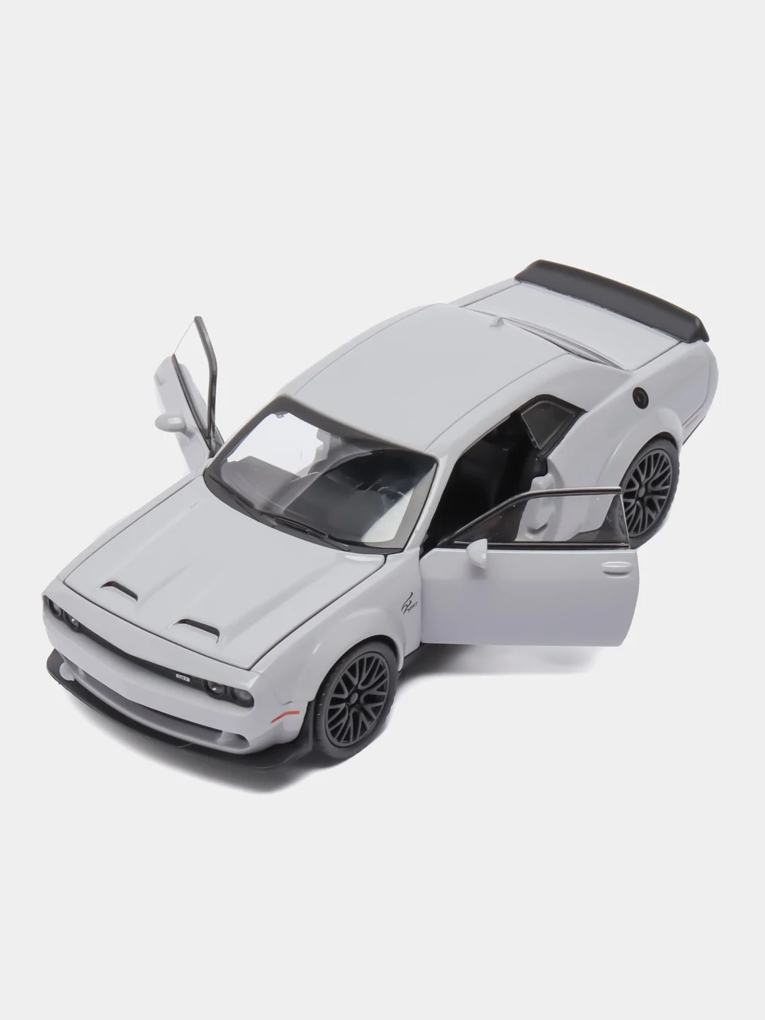 Белый металлическая машинка Jiaye Model 1:32 "Dodge Challenger" VB32791