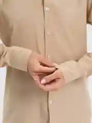 Бежевый рубашка женская