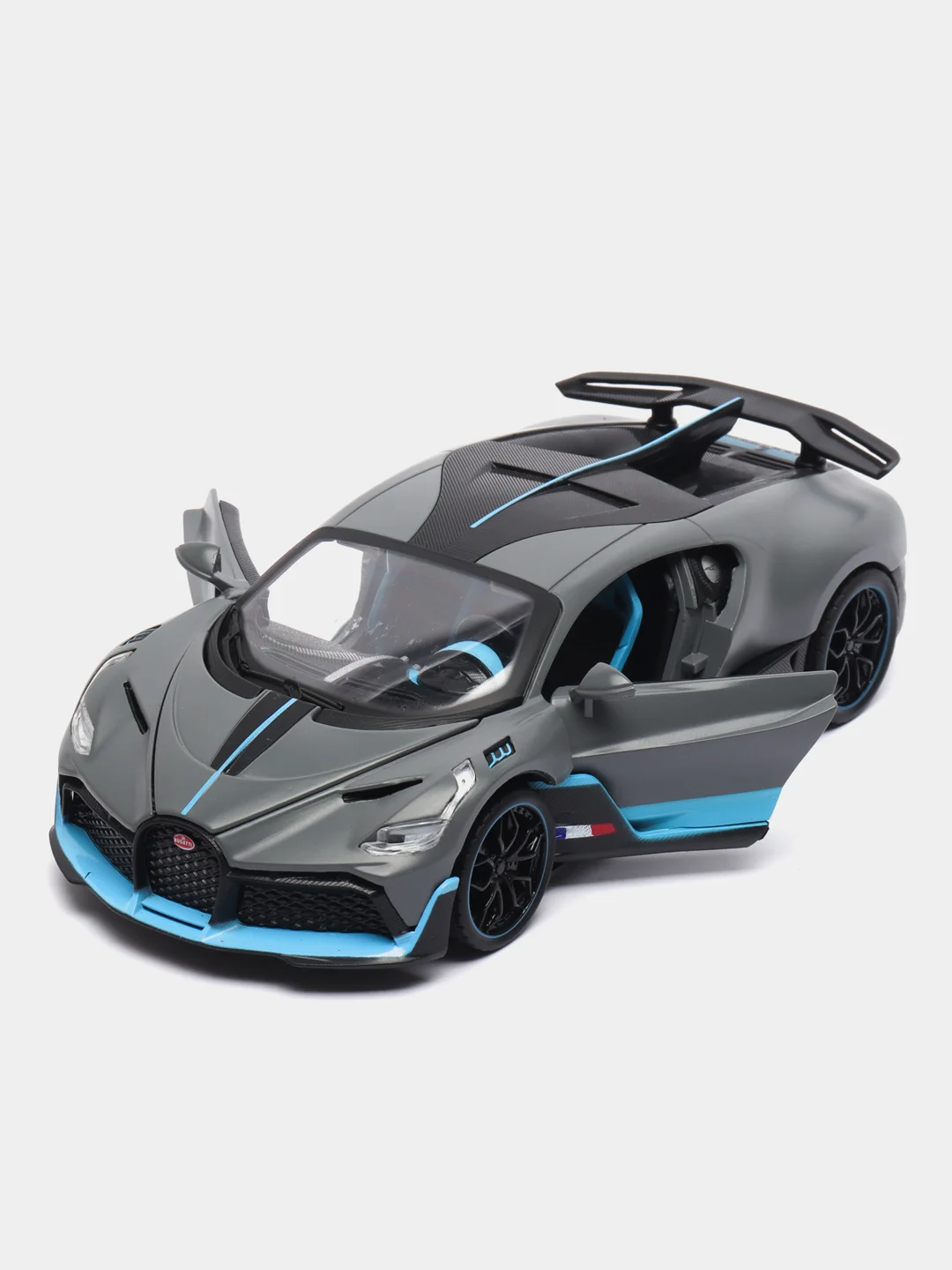 Серый металлическая машинка HengTeng Toys 1:24 Bugatti Divo 53522-22A