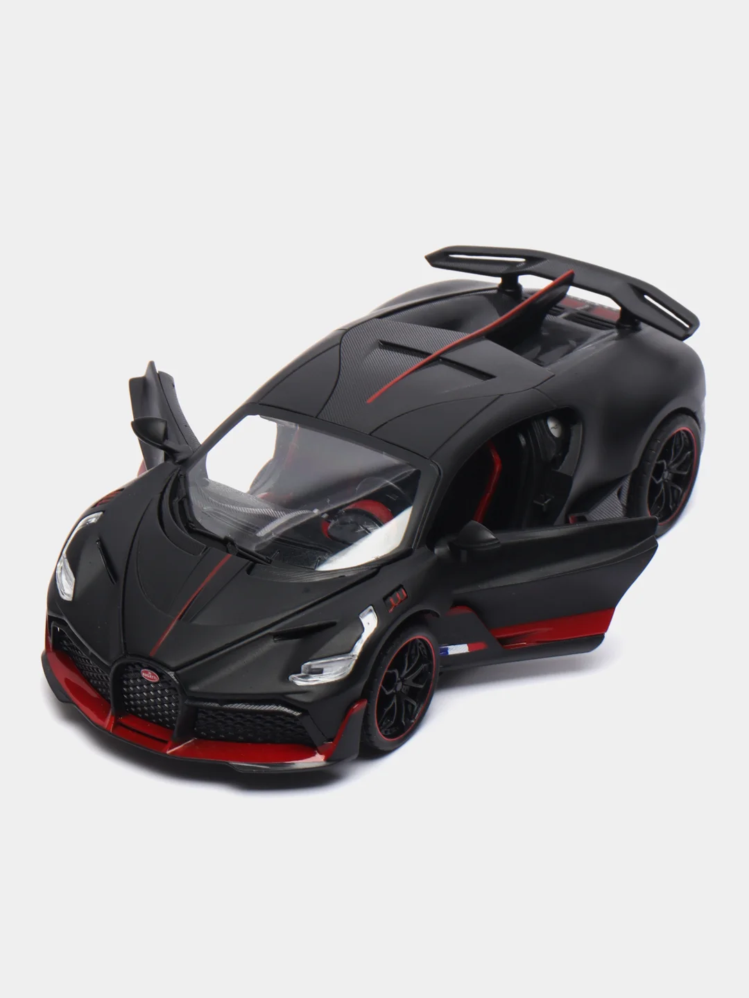 Черный металлическая машинка HengTeng Toys 1:24 Bugatti Divo 53522-22A