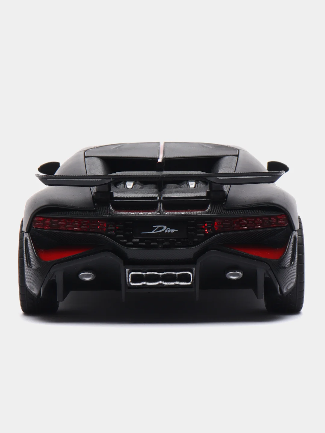 Черный металлическая машинка HengTeng Toys 1:24 Bugatti Divo 53522-22A