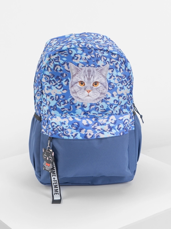 Рюкзак для девочки "Кошка", для школы и на каждый день