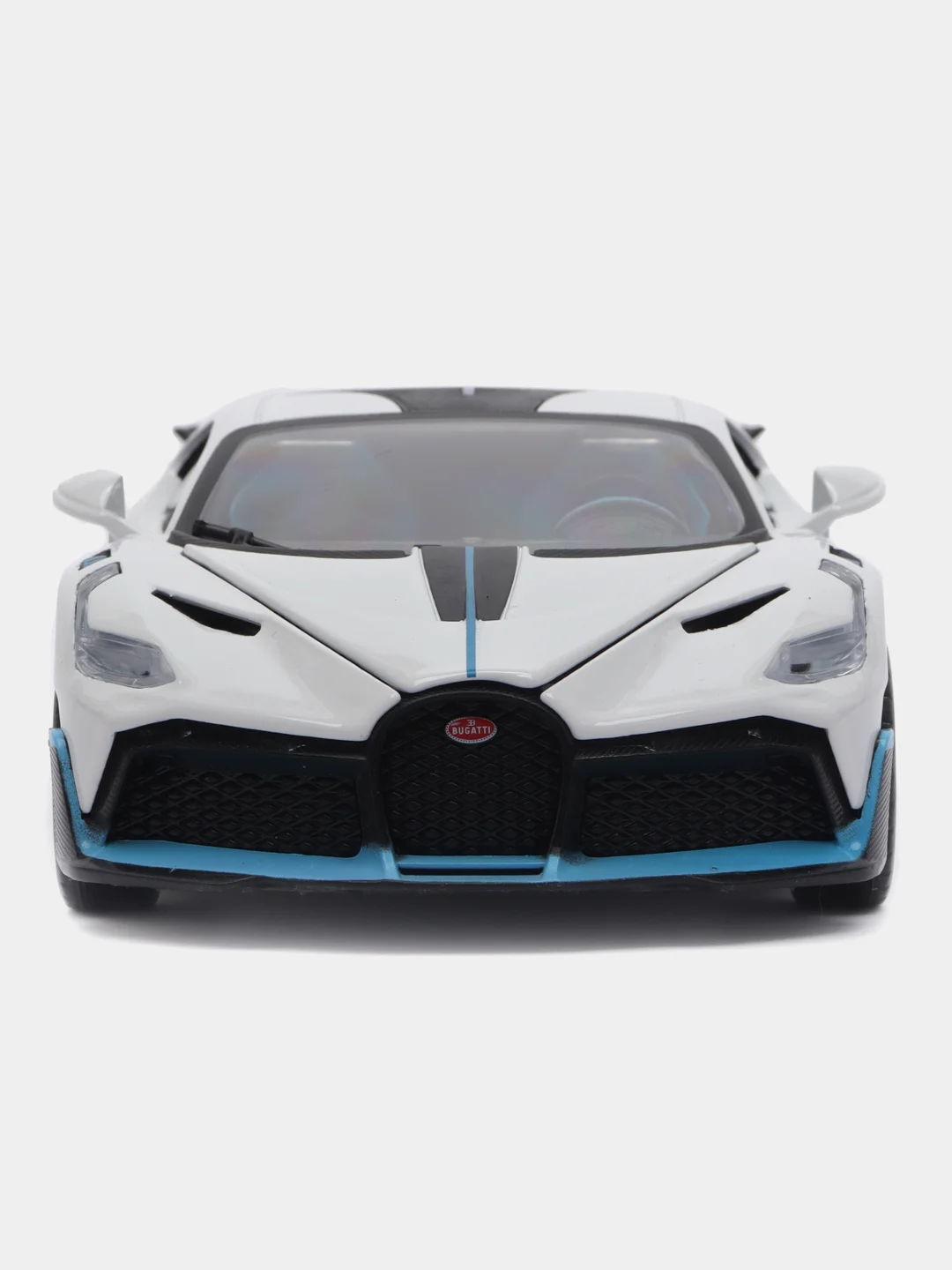 Белый металлическая машинка HengTeng Toys 1:24 Bugatti Divo 53522-22A