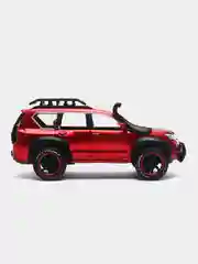 Красный металлическая машинка HengTeng 1:24 Toyota Land Cruiser Prado Off-Road 22 см, 53522-25A