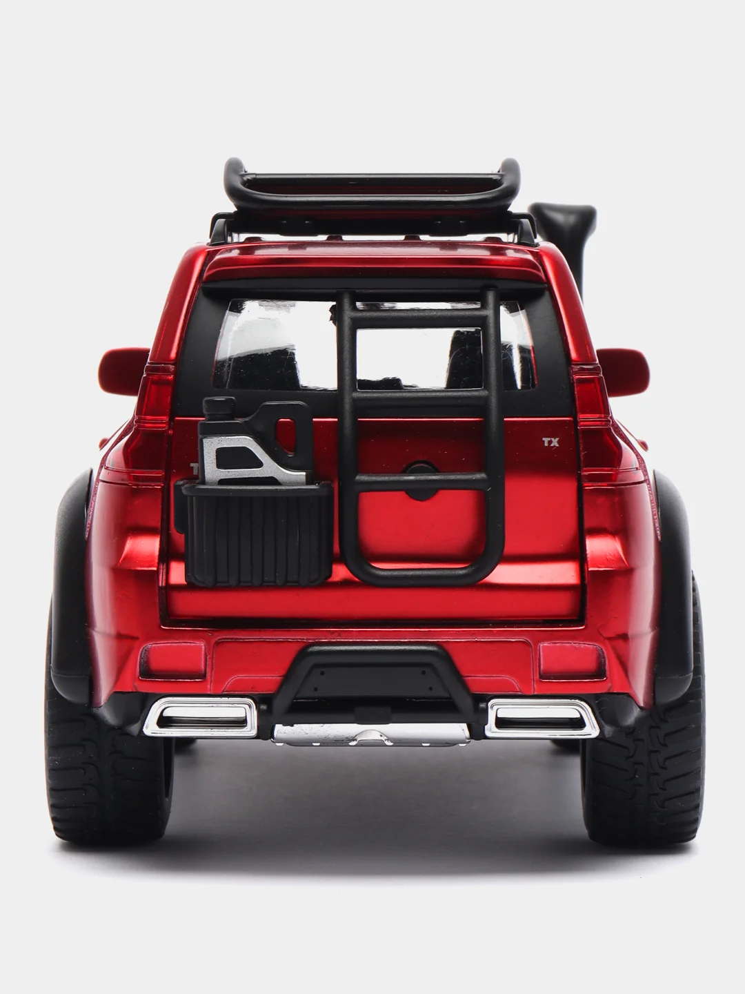 Красный металлическая машинка HengTeng 1:24 Toyota Land Cruiser Prado Off-Road 22 см, 53522-25A