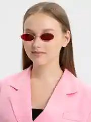 Красный современные солнцезащитные очки