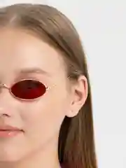 Красный современные солнцезащитные очки