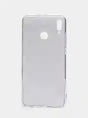 Лавандовый силиконовый чехол на Honor 8X / Хонор 8Х прозрачный, с рисунком, защита камеры