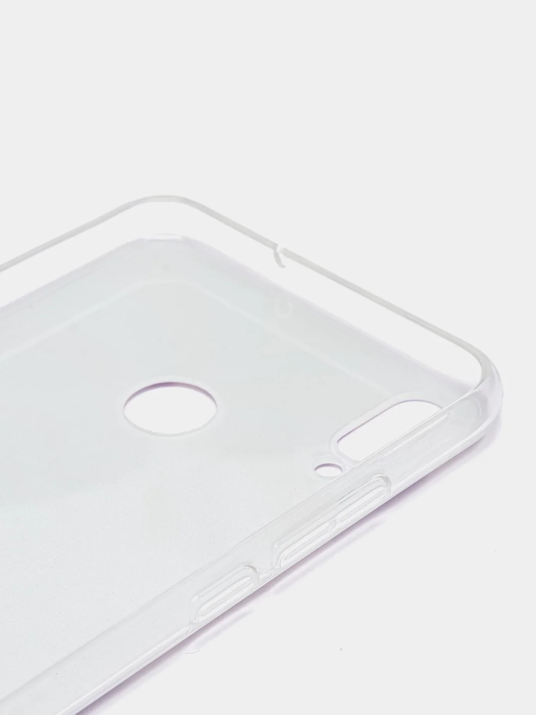 Лавандовый силиконовый чехол на Honor 8X / Хонор 8Х прозрачный, с рисунком, защита камеры