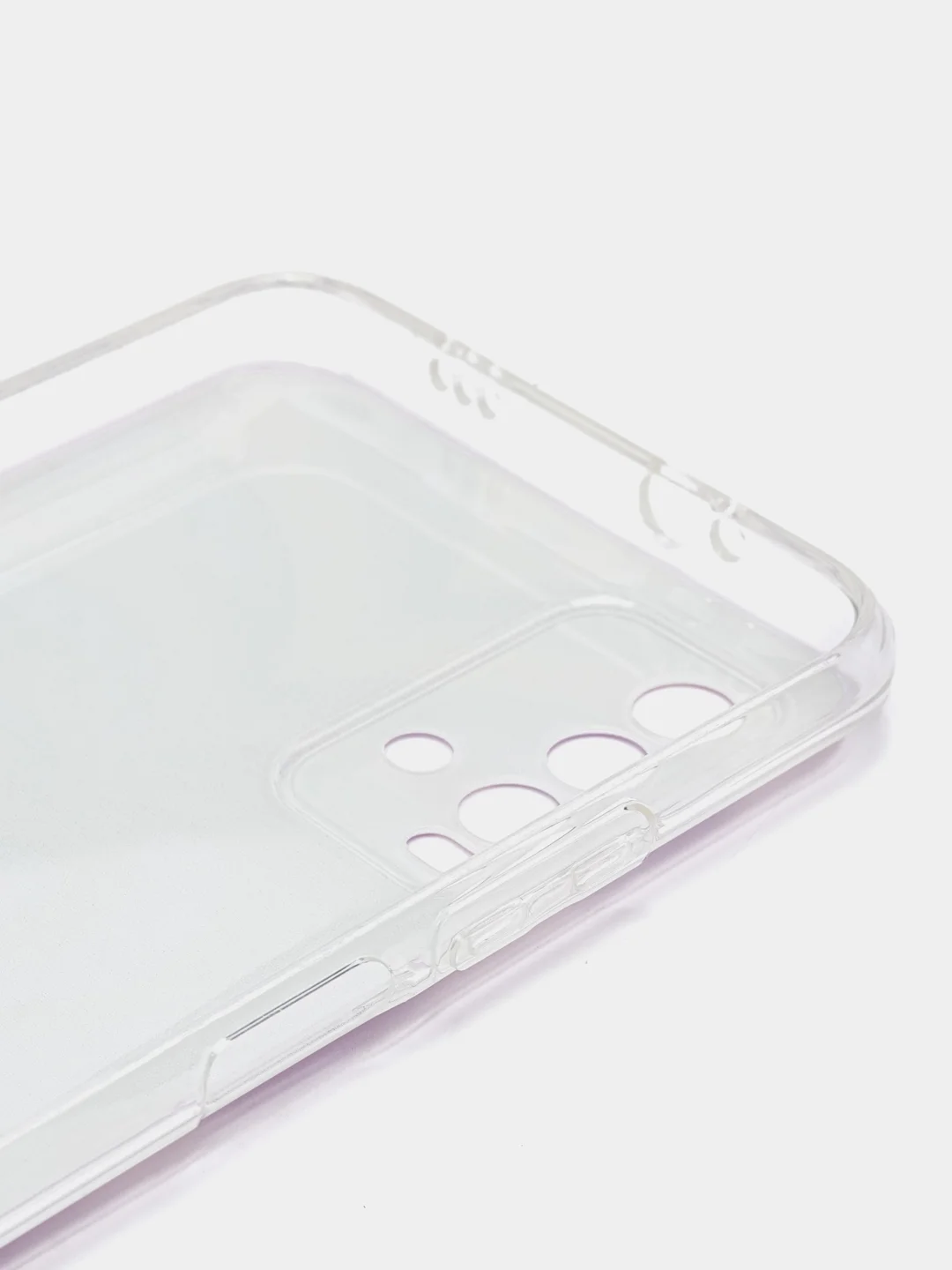Лавандовый силиконовый чехол на Xiaomi Redmi 9T / Редми 9Т прозрачный, с рисунком, защита камеры