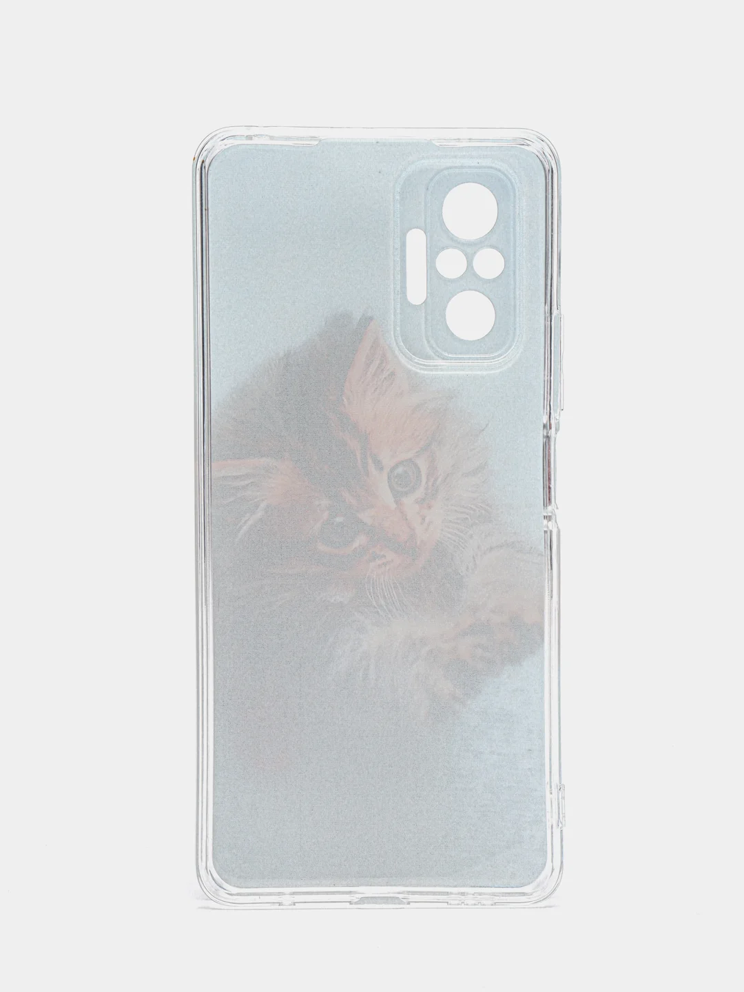Светло-коричневый чехол на Xiaomi Redmi Note 10 Pro / Сяоми Редми Нот 10 Про прозрачный, с рисунком