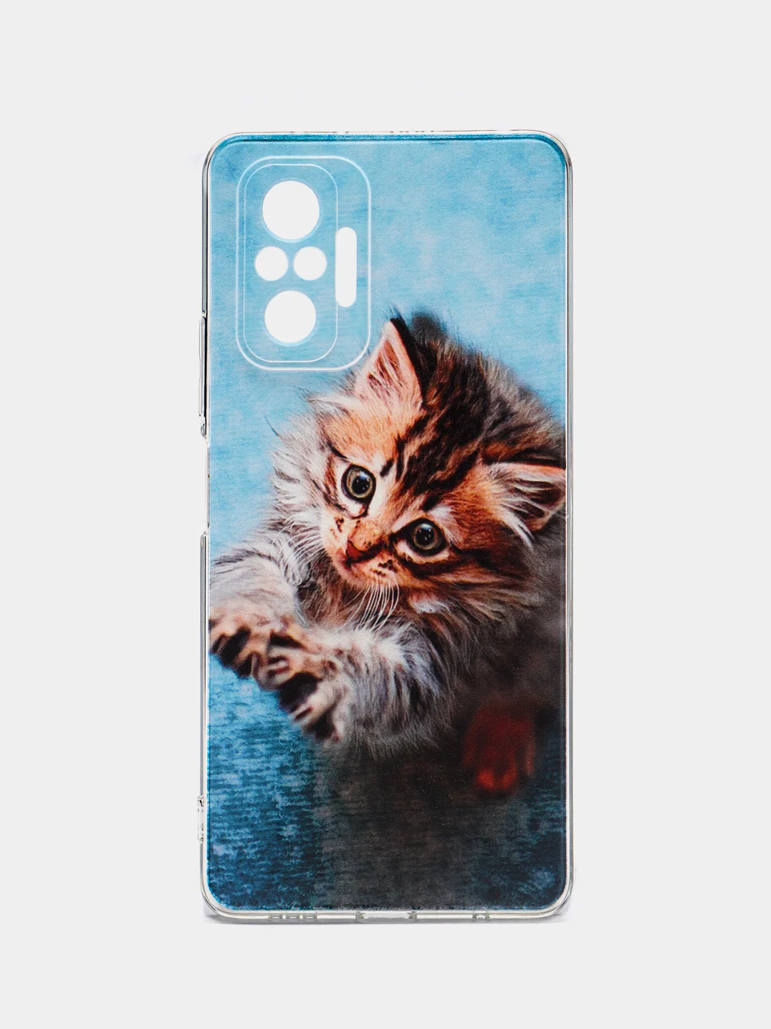 Светло-коричневый чехол на Xiaomi Redmi Note 10 Pro / Сяоми Редми Нот 10 Про прозрачный, с рисунком