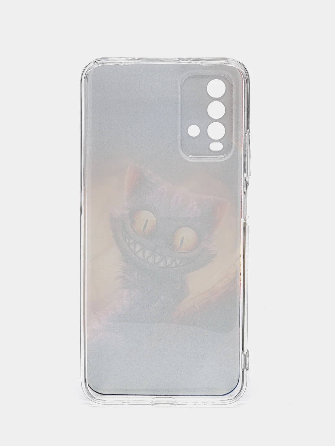 Индиго силиконовый чехол на Xiaomi Redmi 9T / Редми 9Т прозрачный, с рисунком, защита камеры