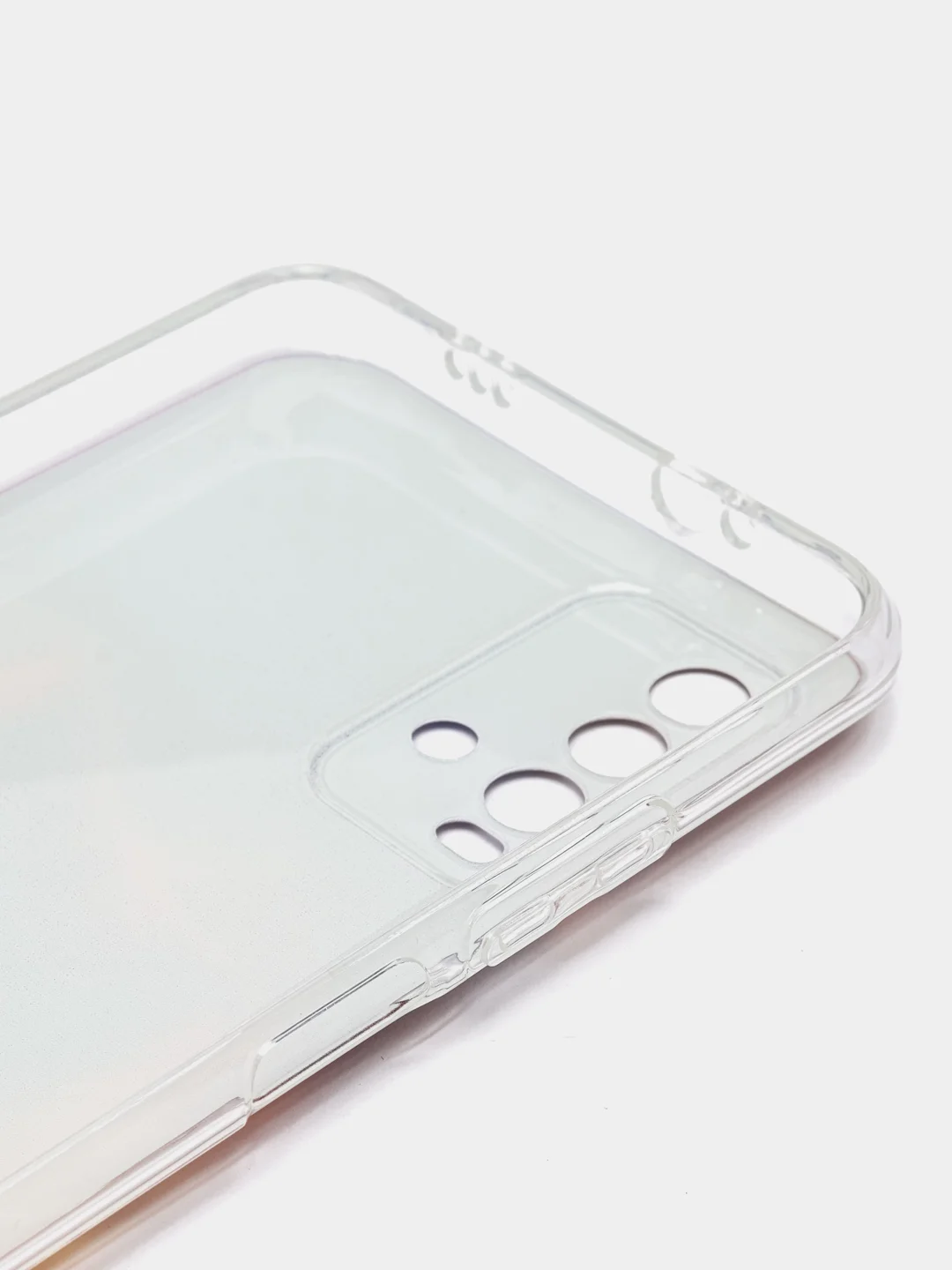 Индиго силиконовый чехол на Xiaomi Redmi 9T / Редми 9Т прозрачный, с рисунком, защита камеры