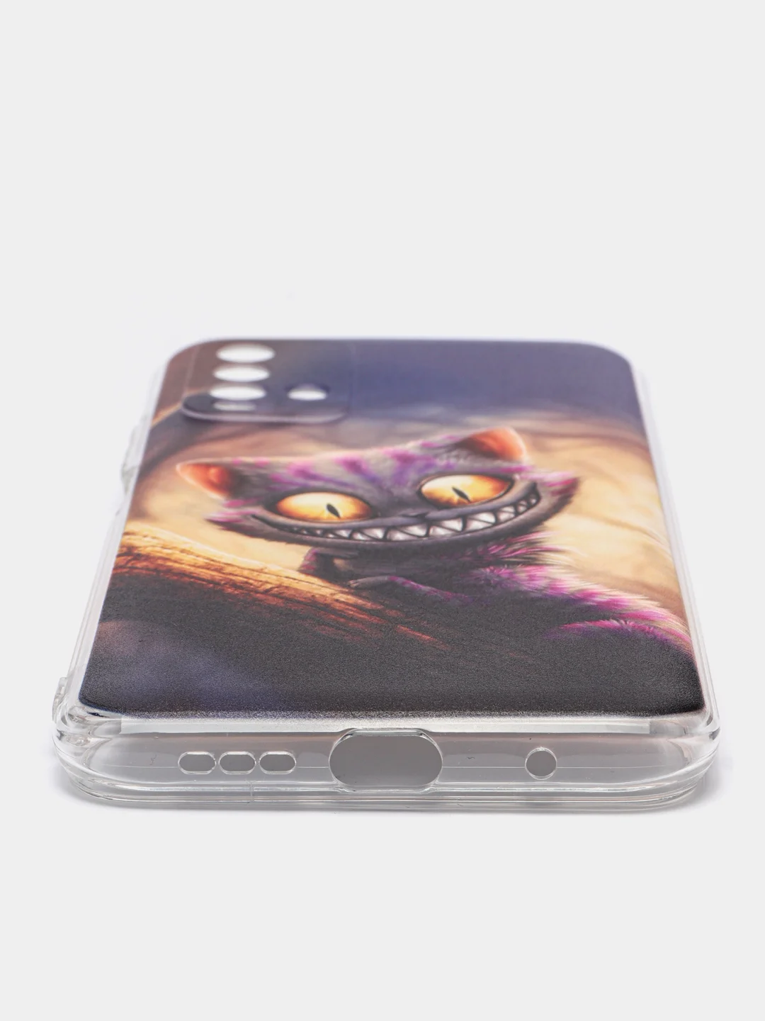 Индиго силиконовый чехол на Xiaomi Redmi 9T / Редми 9Т прозрачный, с рисунком, защита камеры