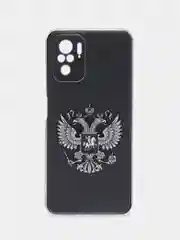 Приглушённый хаки чехол на Xiaomi Redmi Note 10/Note 10S/Poco M5s / Сяоми Редми Нот 10/10С с рисунком