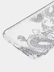 Пудровый чехол на Xiaomi Redmi 10C / Сяоми Редми 10С прозрачный, с рисунком, защита камеры